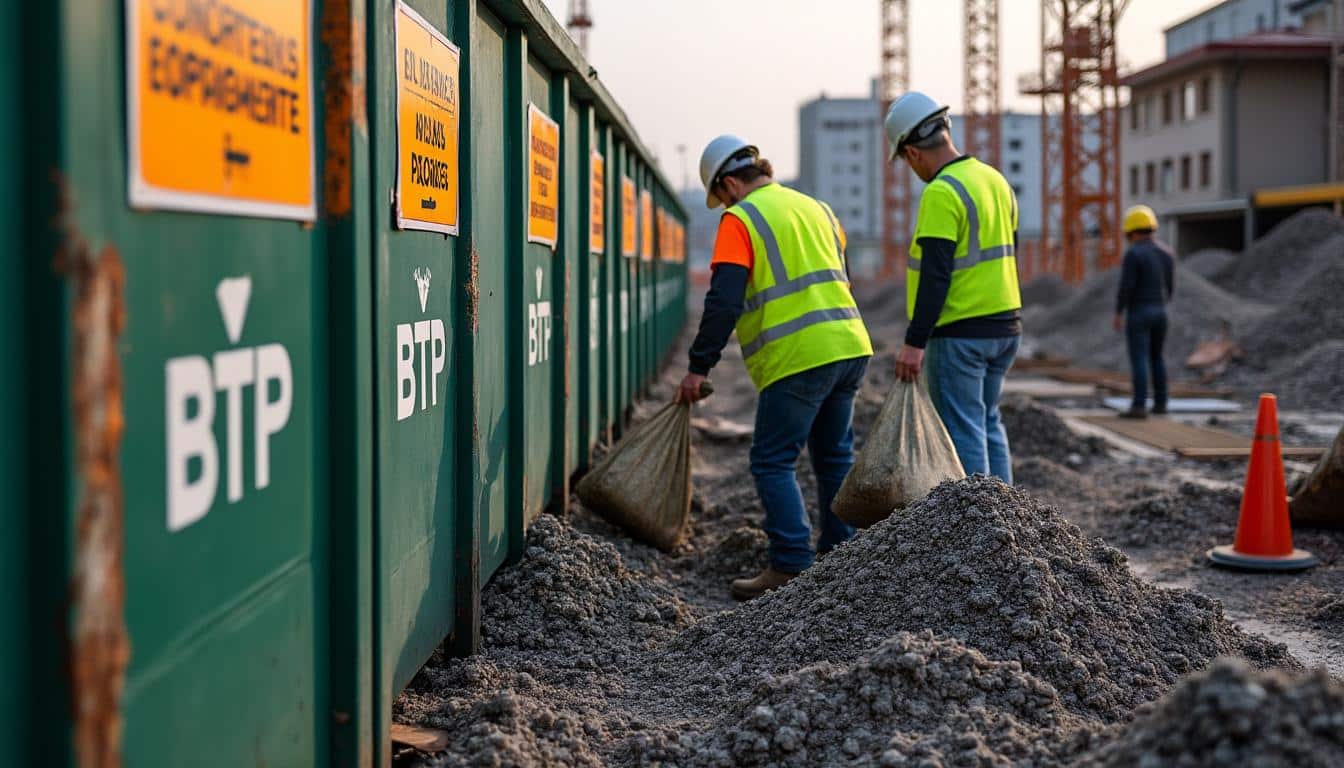 Illustration: Les obligations légales incontournables pour la gestion des déchets du BTP