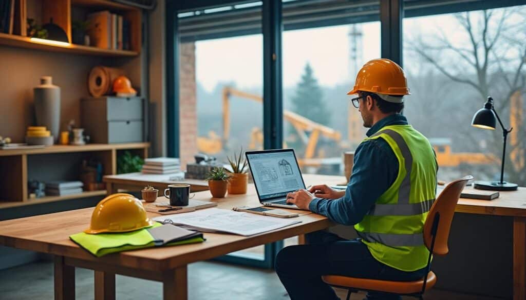 Secrétaire dans le BTP : rôle clé et compétences indispensables