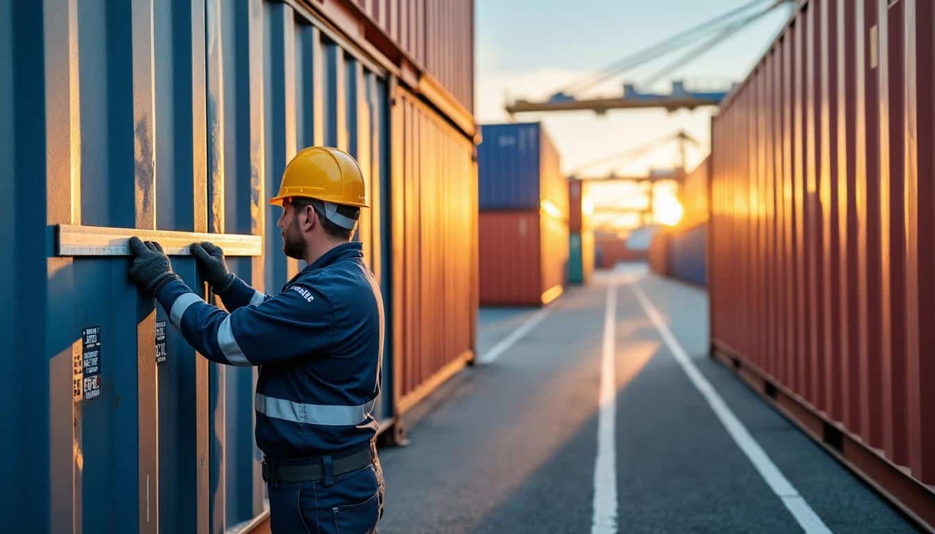 Illustration: Comprendre les mesures essentielles des containers maritimes