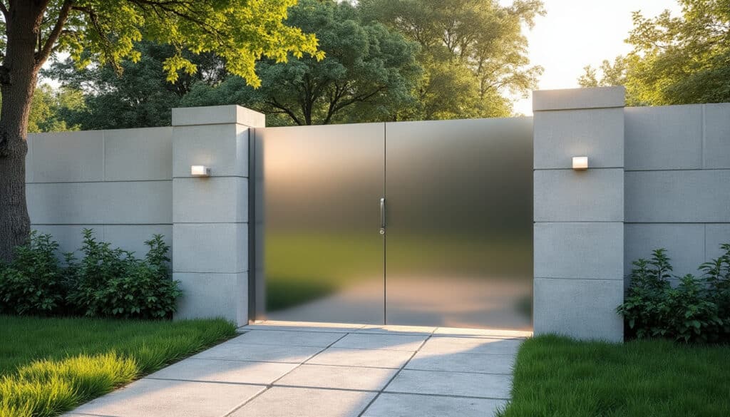 Portail en acier : robustesse et design pour sécuriser votre entrée