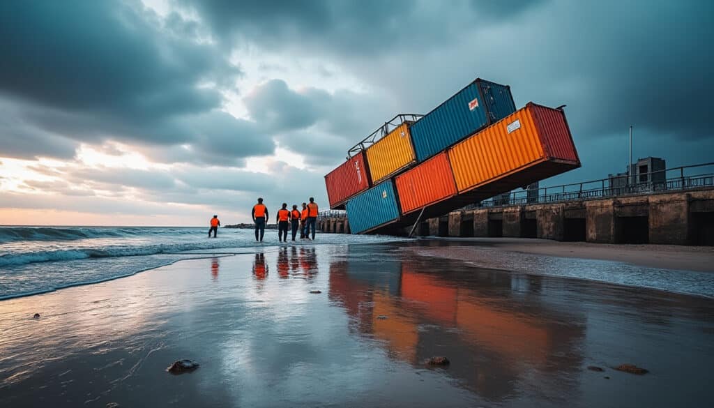 Porte conteneur accident : causes, impacts et prévention essentielle