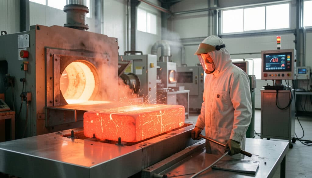 Point de fusion de l’acier : valeurs et explications