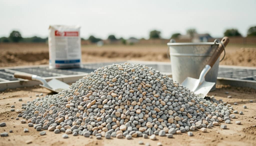 Bien choisir le gravier pour faire un béton solide